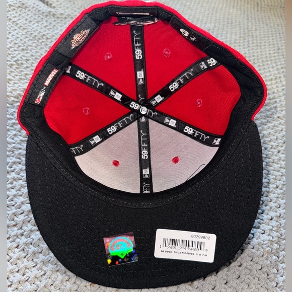 Greenville Drive MiLB x Marvel (Red Sox) New Era 59Fifty Authentic Hat 6 7/8 - Picture 5 of 6